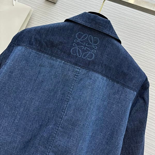 入手困難ロエベ スーパーコピー クロップド ヴァルーズ デニム loi46929